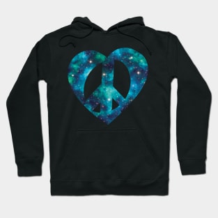 Peace, Love, Space Hoodie